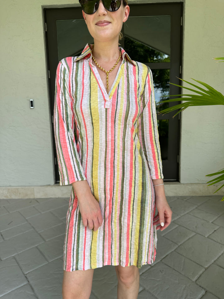 Johnny Collar Dress - Yuma