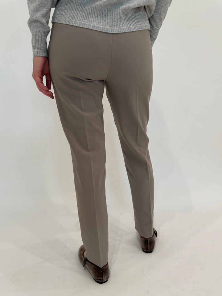 D.Exterior EW Straight Leg Trouser in Visone available at Barbara Katz