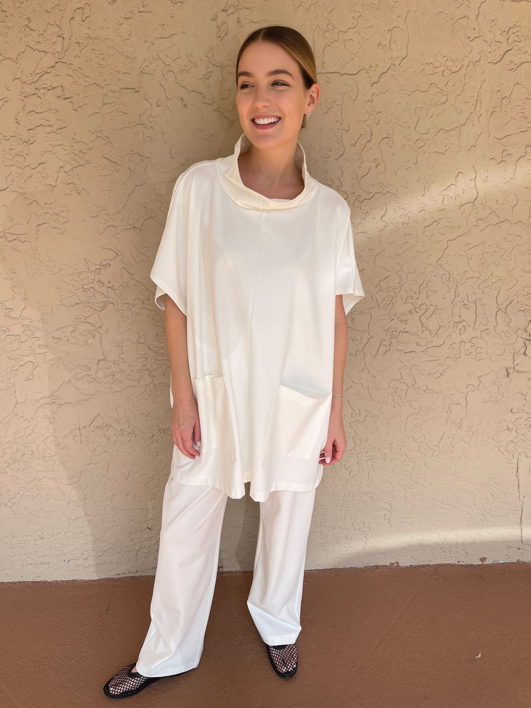 Bryn Walker - Pip Poncho in Avorio