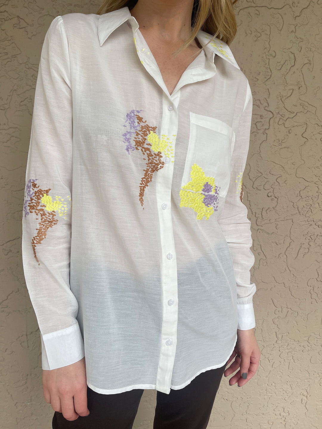 Sita Murt Embroidered Oversized Shirt