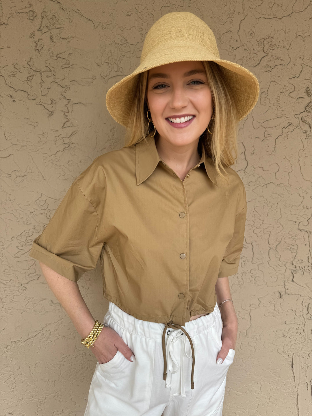 Suncoo Lucie Top in Camel
