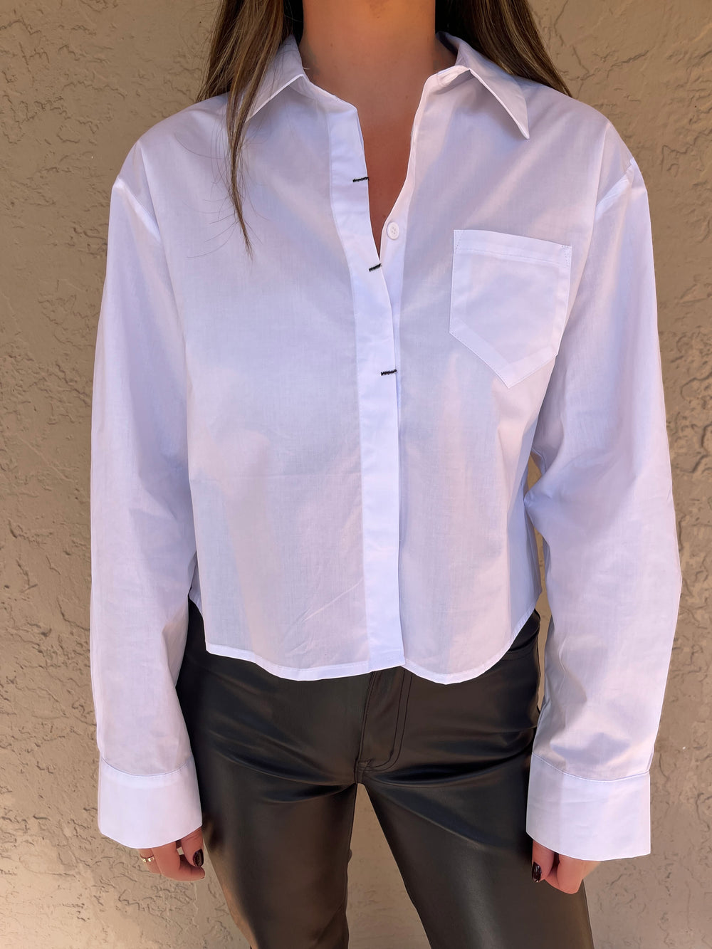 Color Stitch Button Down Shirt
