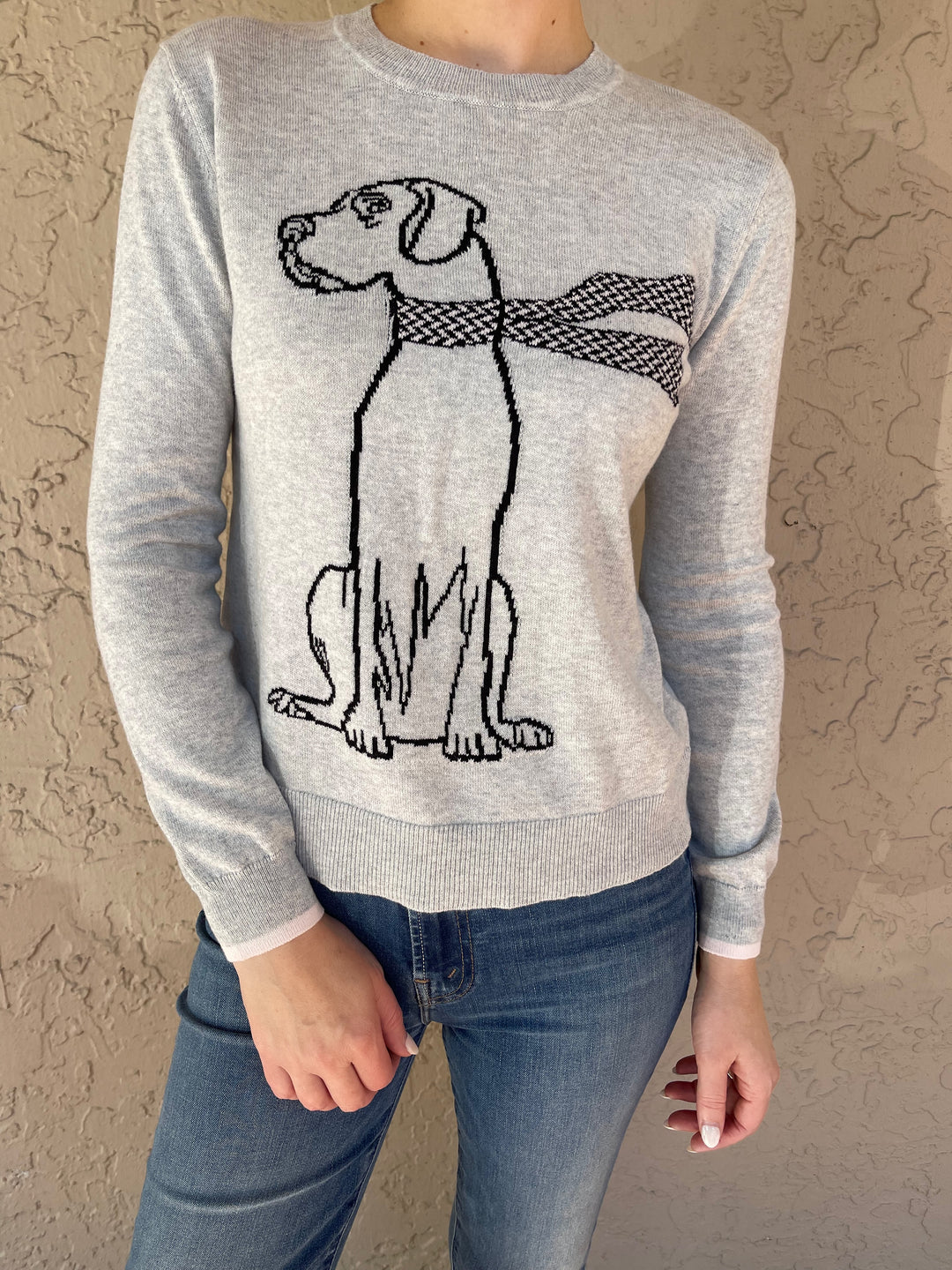 Woofington Crew Sweater - Fog