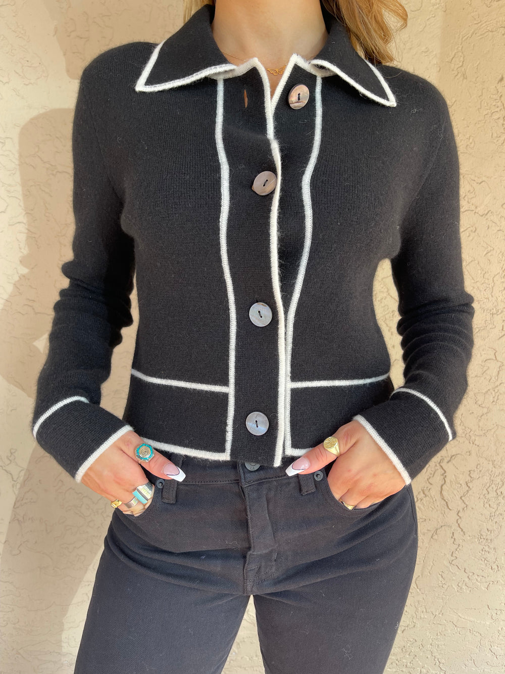 Brodie Macey Jacket - Black/White