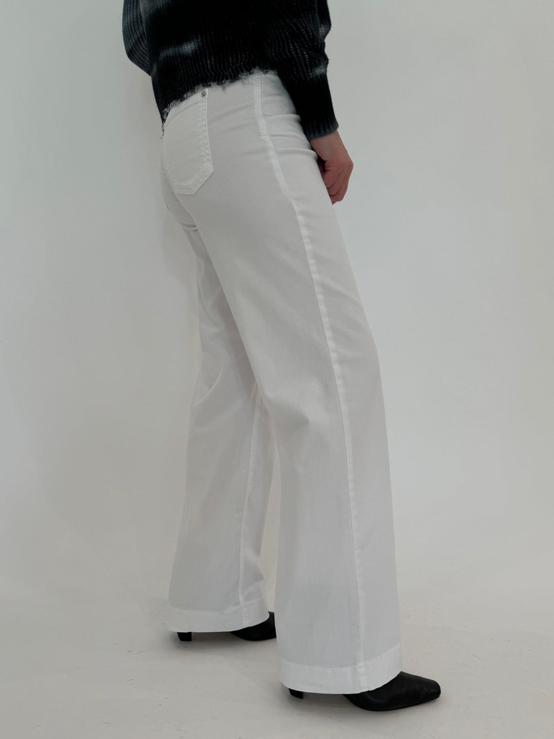 MAC Denim Dream Wide Wonderlight Jeans 32" - White Denim