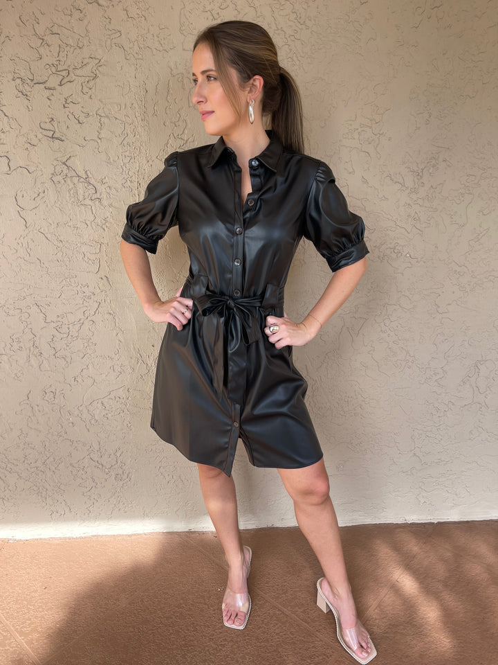 Finley Piper Vegan Leather Dress