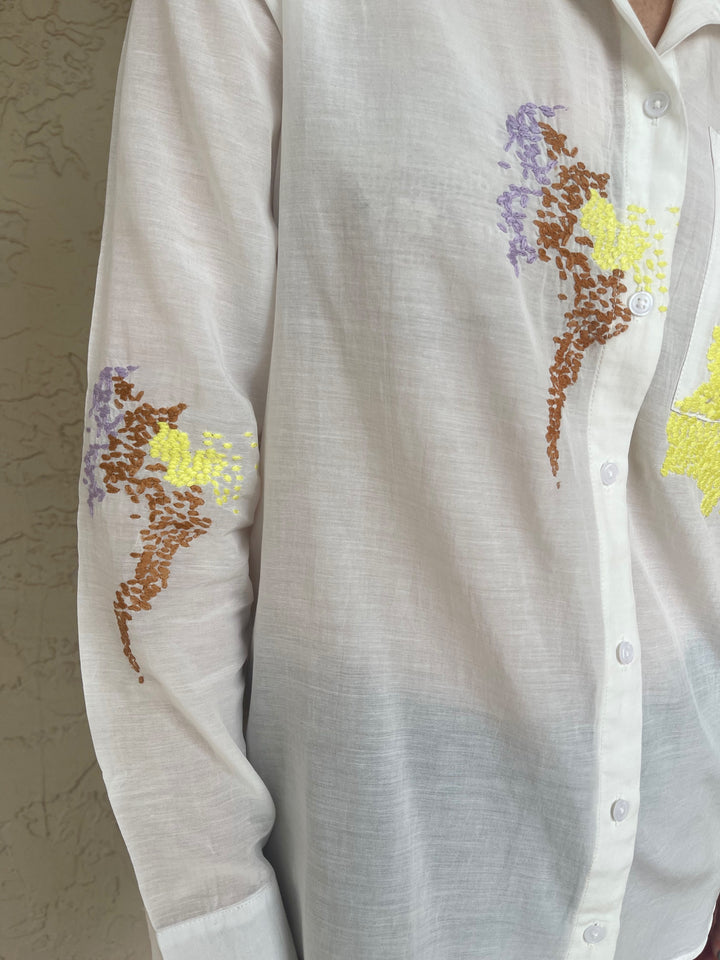 Sita Murt Embroidered Oversized Shirt