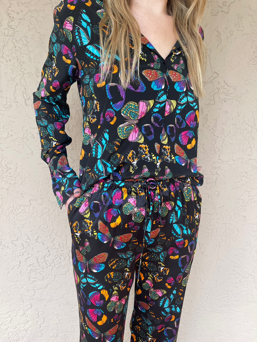 Catherine Gee Daria Silk Shirt - Tracy Butterfly