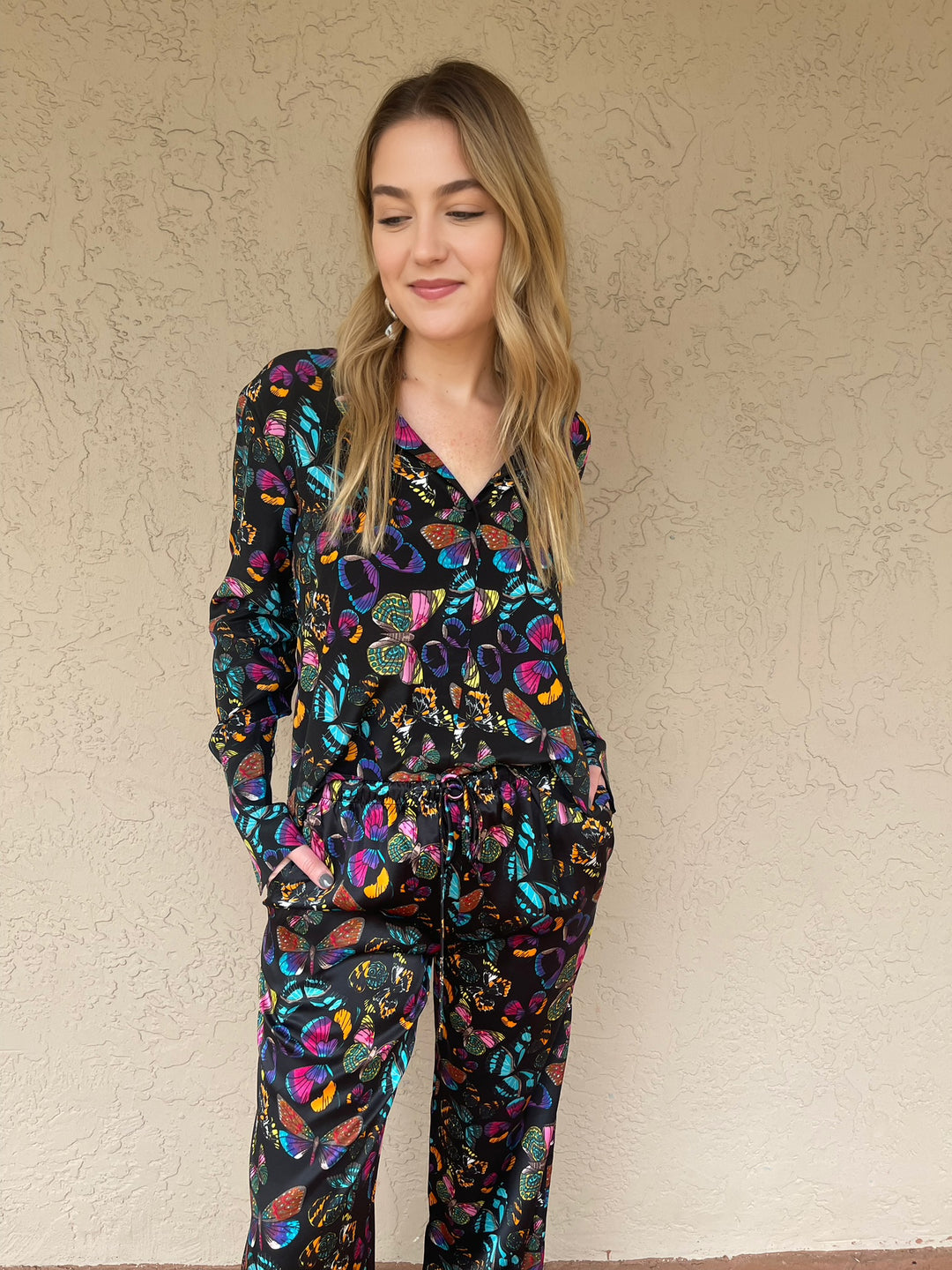 Catherine Gee Daria Silk Shirt - Tracy Butterfly