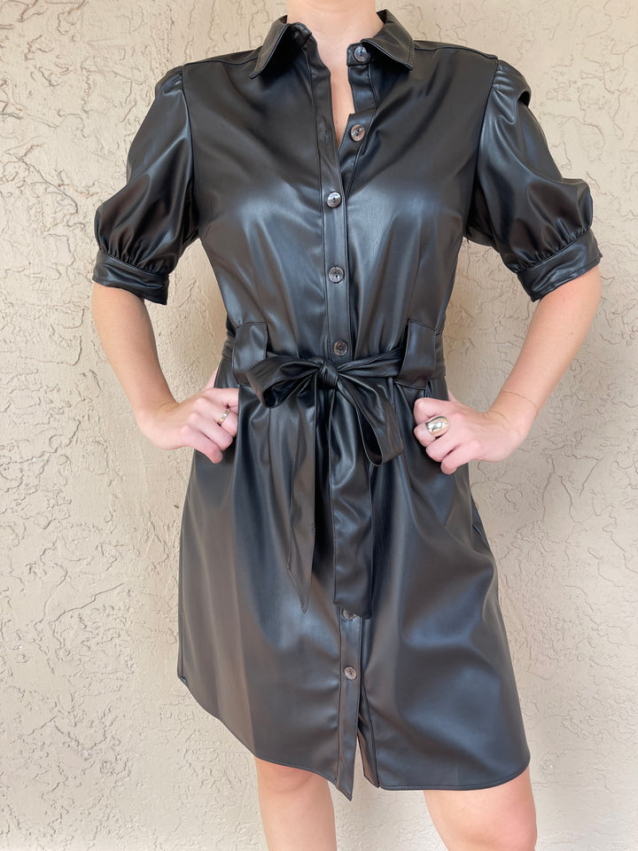 Finley Piper Vegan Leather Dress