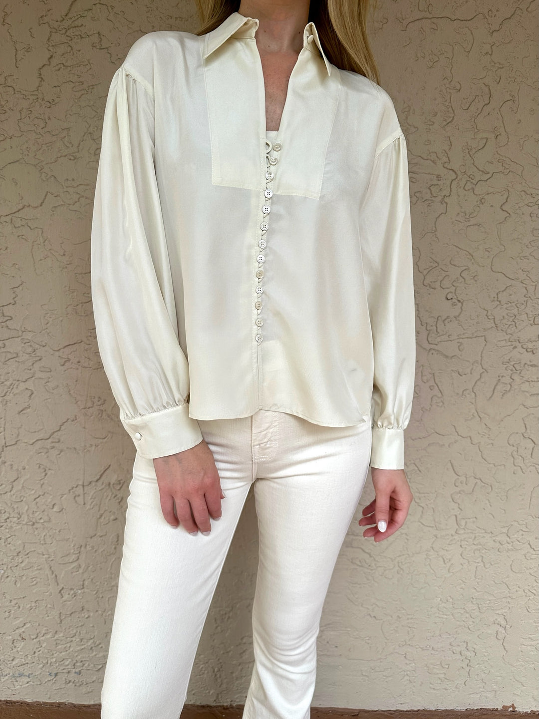 Max Mara Alacre Sandwashed Silk Blouse