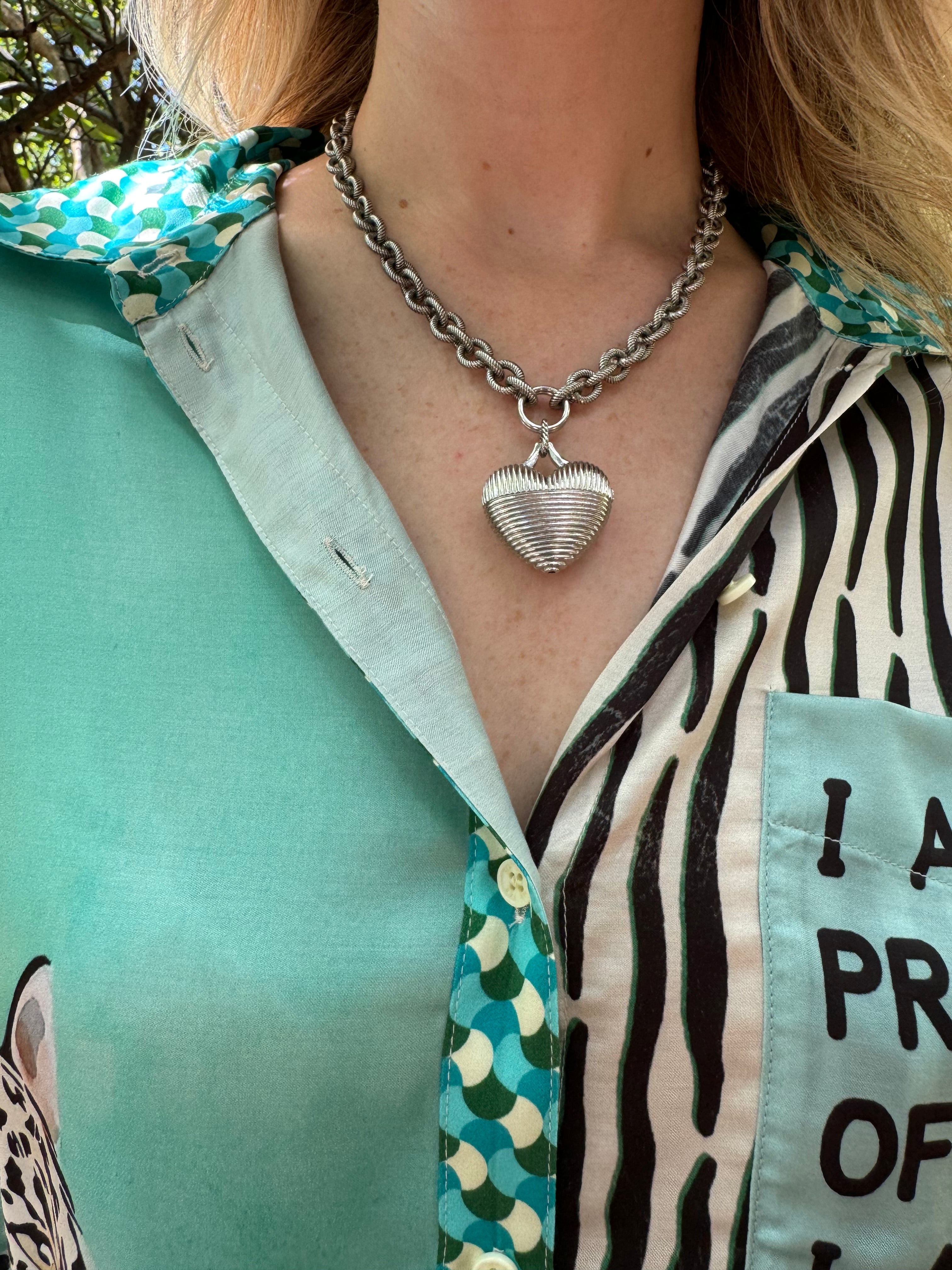 Elizabeth Cole Jewelry Emory Necklace Silver Barbara Katz