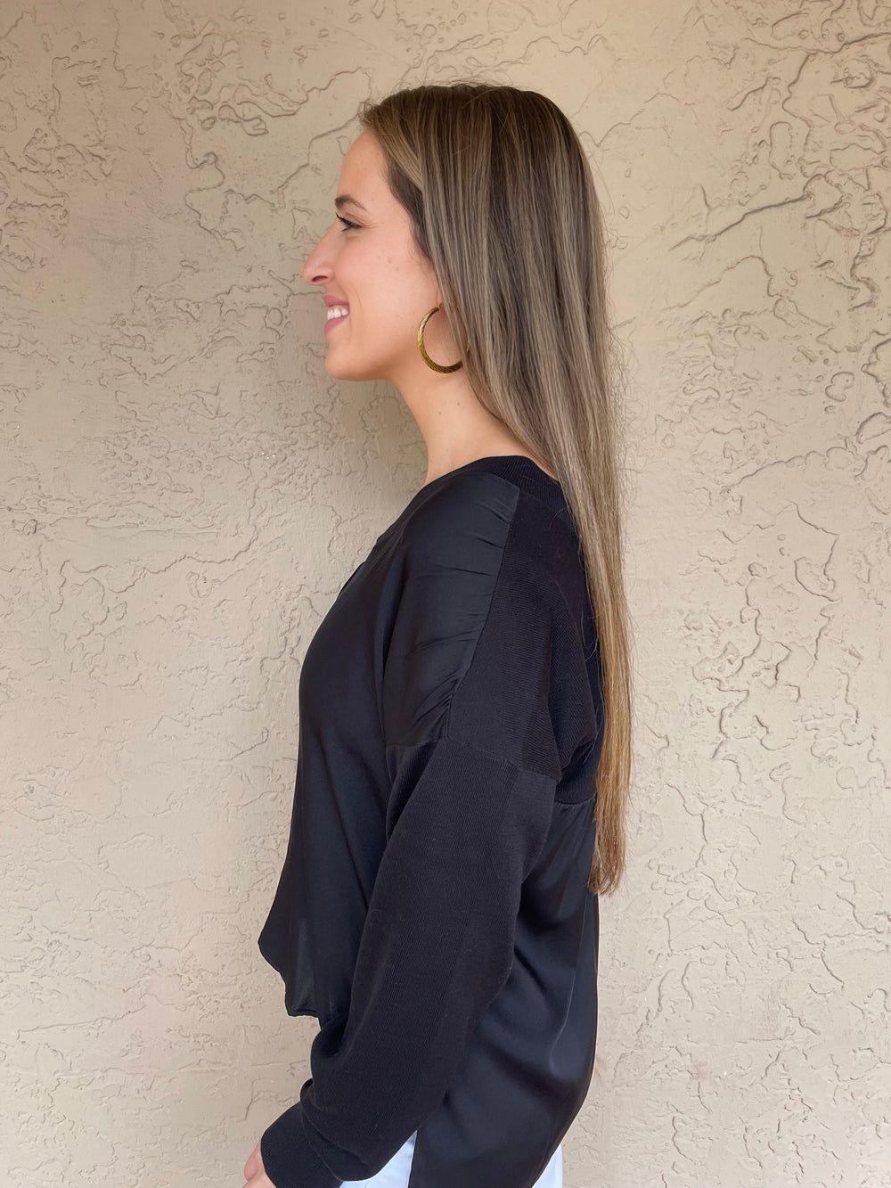 Repeat Silky Knit Blouse
