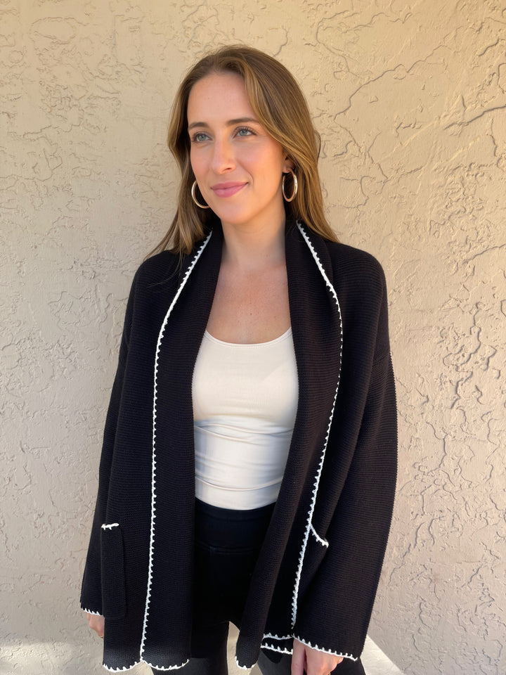 Garter Stitch Cardigan