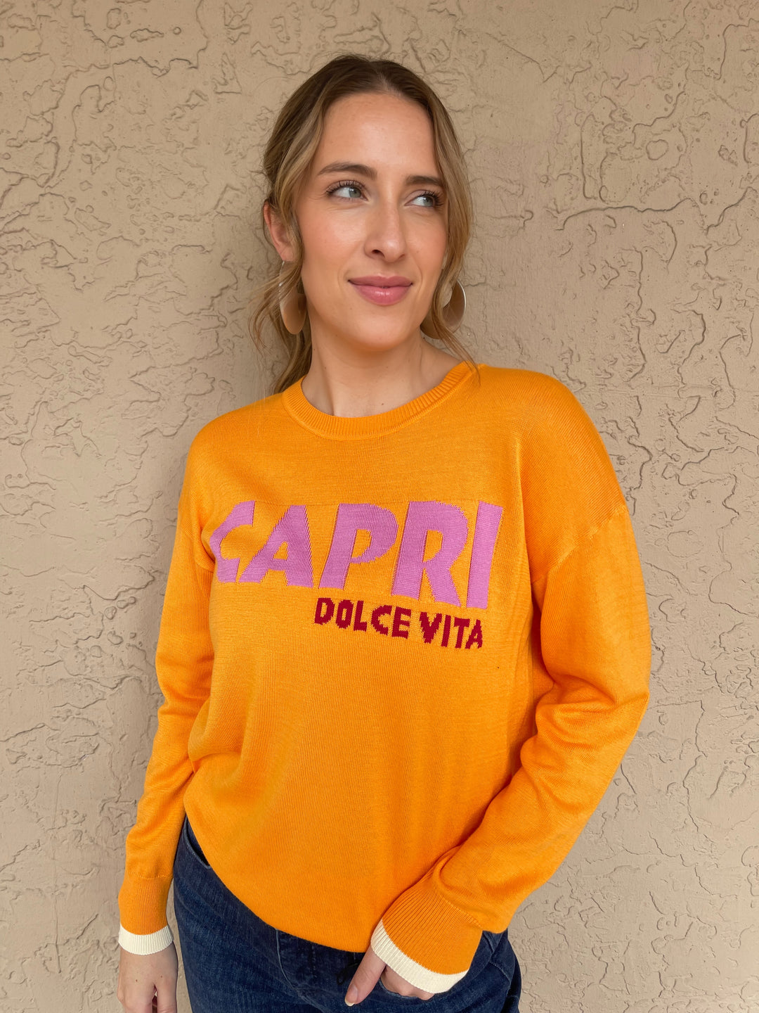 Capri Dolce Vita Crewneck Sweater