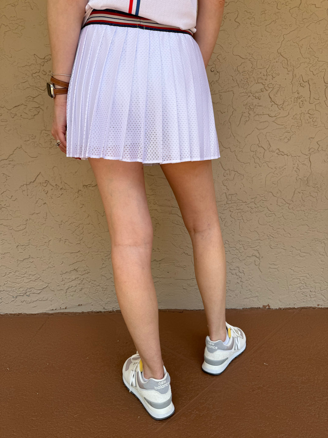 Rally Club Veronica Tennis Skirt - White