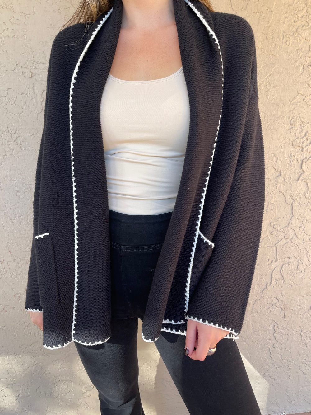 Garter Stitch Cardigan