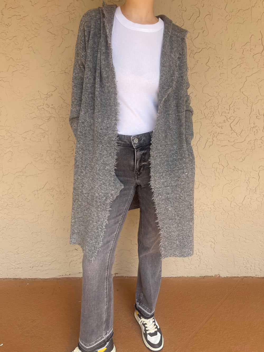 Melissa Nepton Emma Cardigan - Charcoal