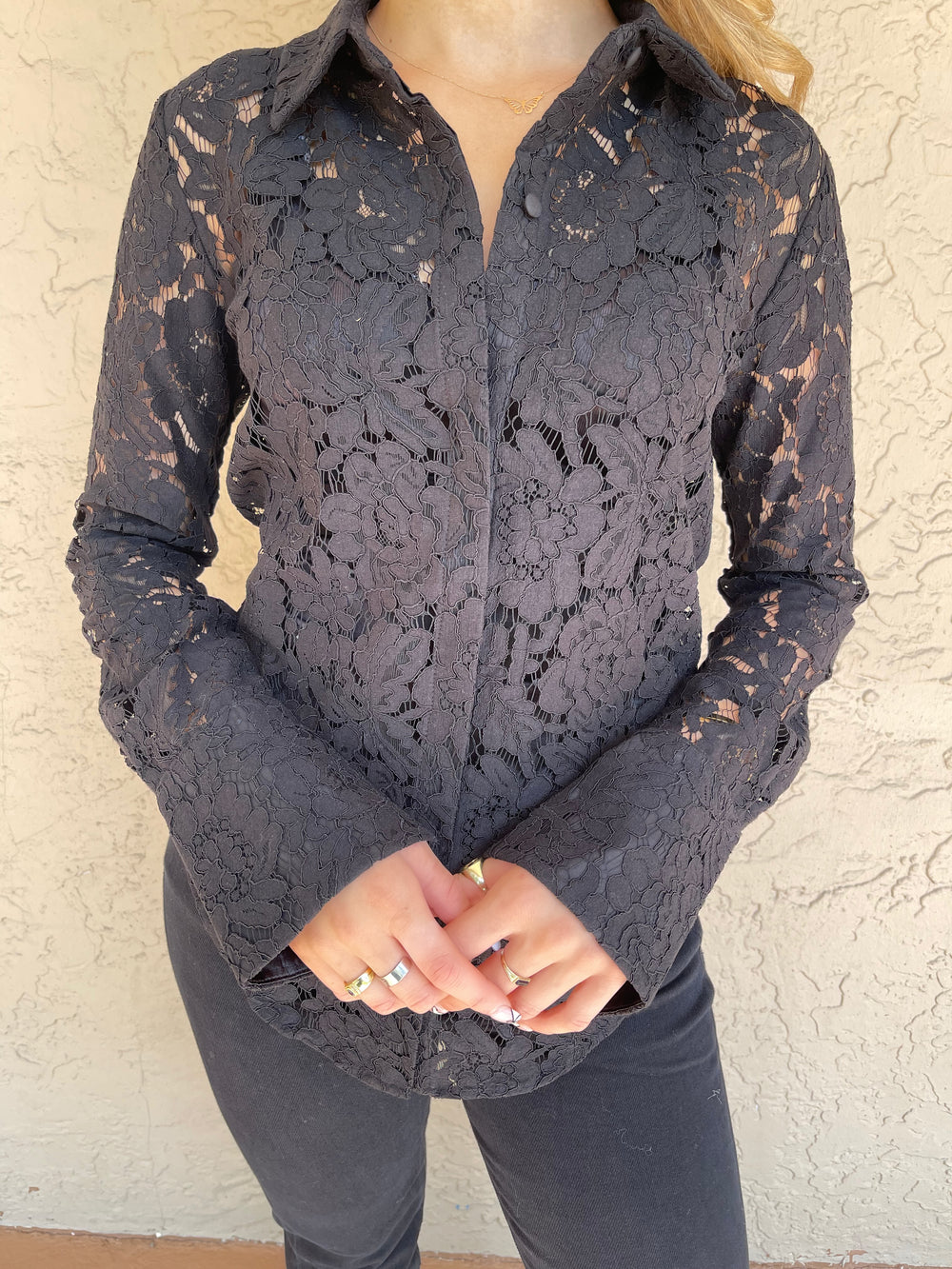 Generation Love Trisha Lace Shirt