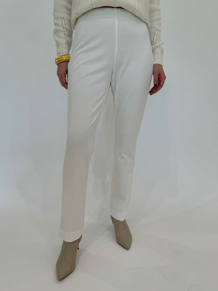 Peace of cloth Annie 29" Paramount Knit Pants - Oyster