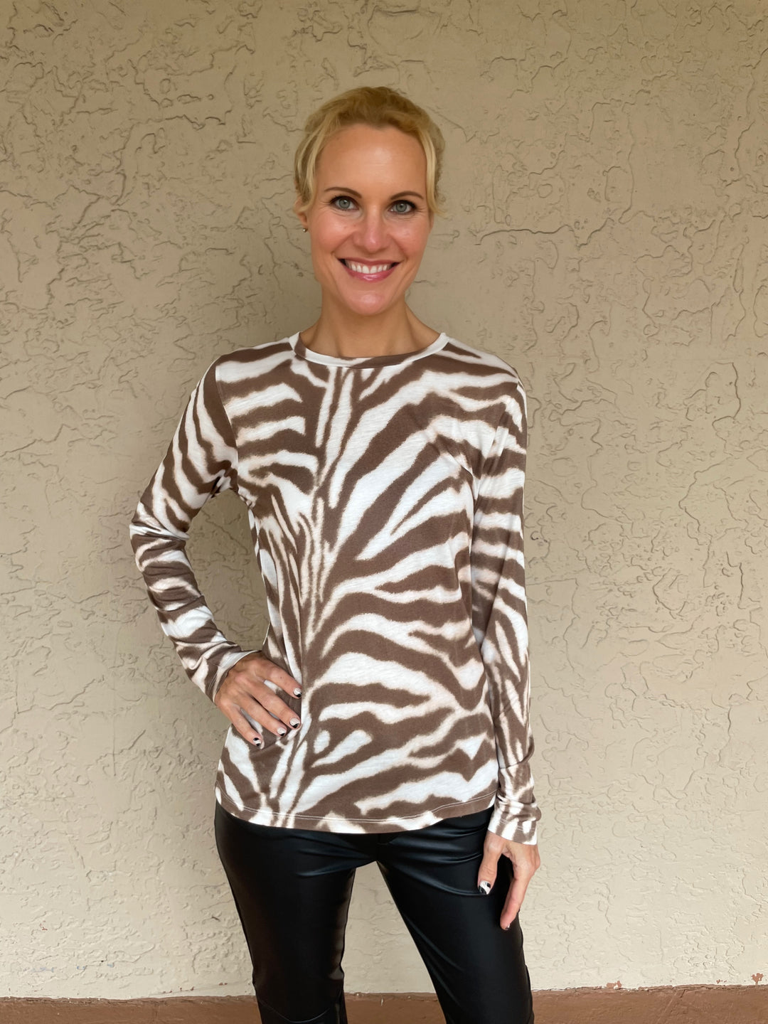 Pashma Zebra Stripe T Shirt