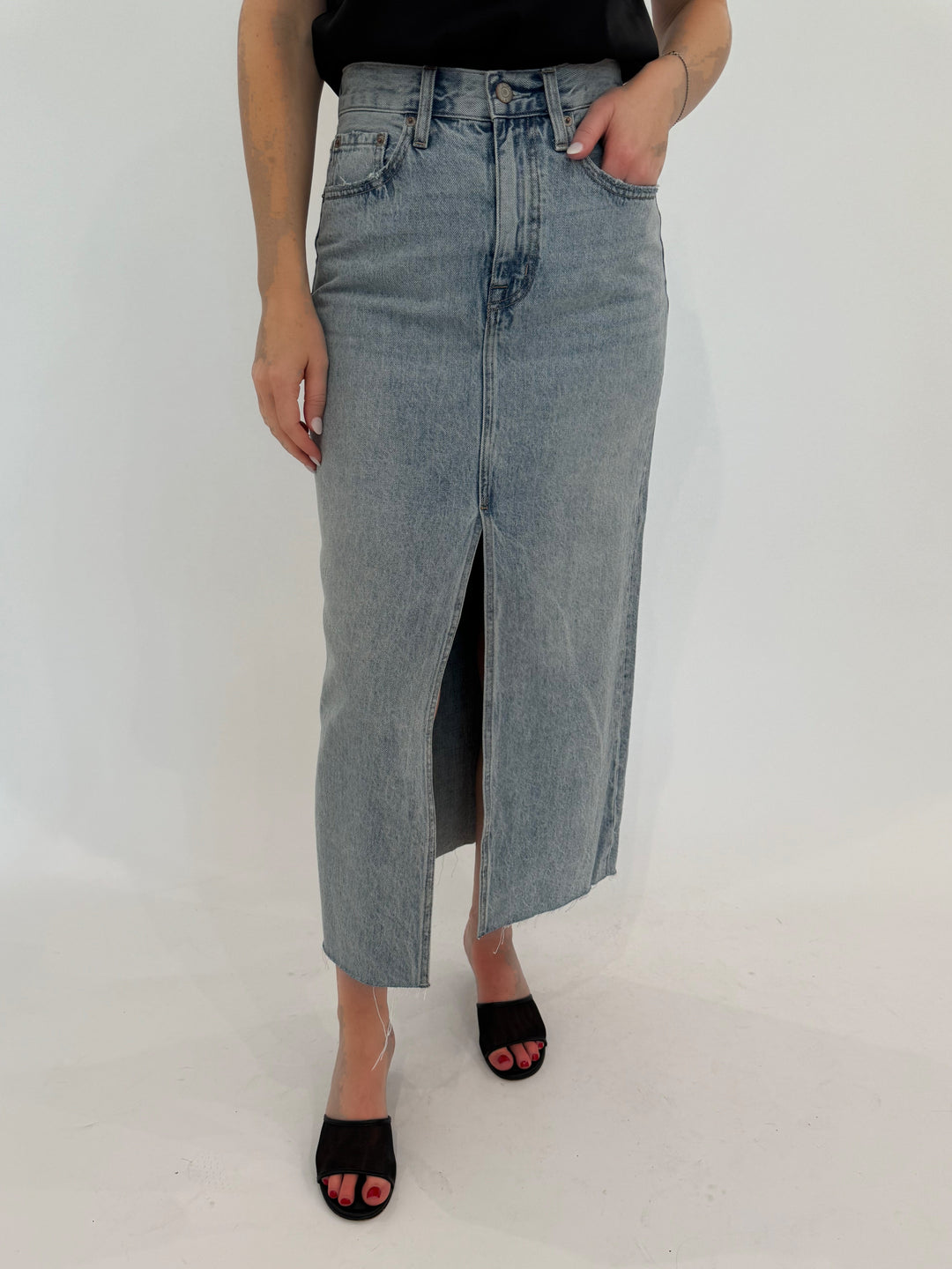Pistola Alice Midi Skirt in Brooklyn