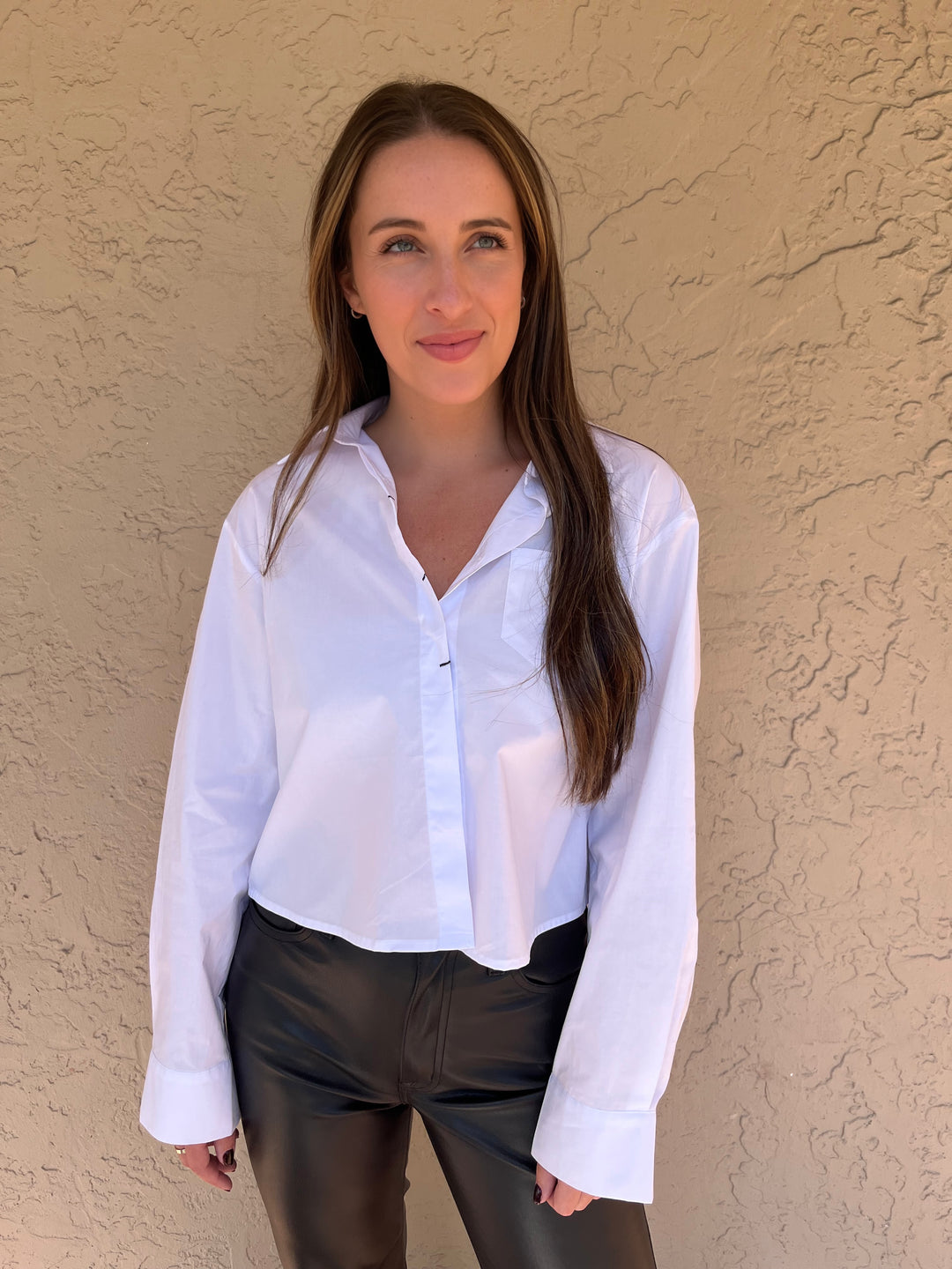 Color Stitch Button Down Shirt