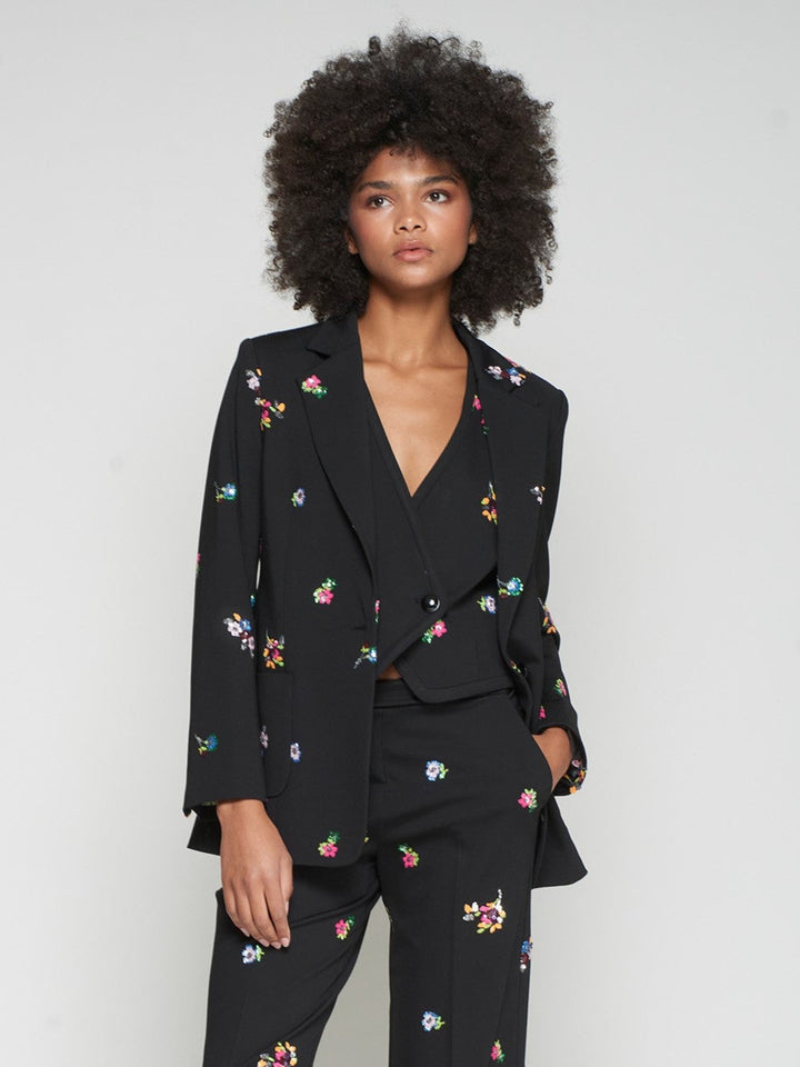 2 Aberturas Flores Blazer - Black