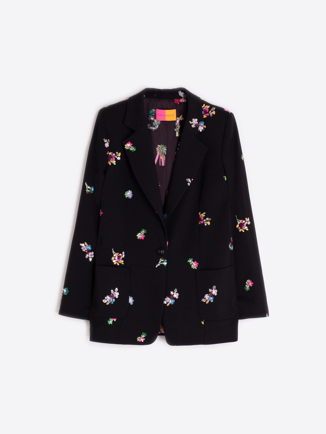 2 Aberturas Flores Blazer - Black