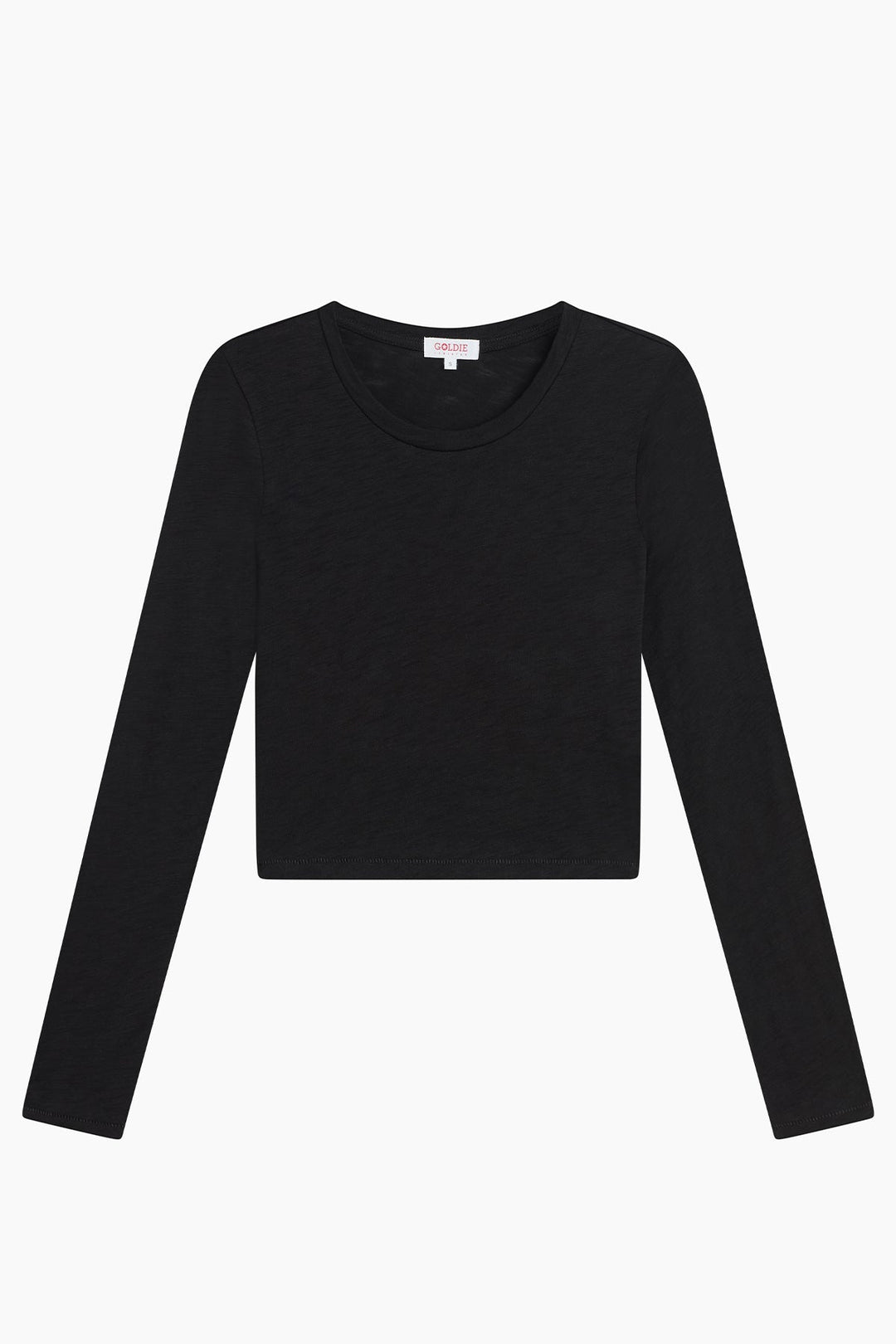Goldie Long Sleeve Cropped Boy Tee available at Barbara Katz