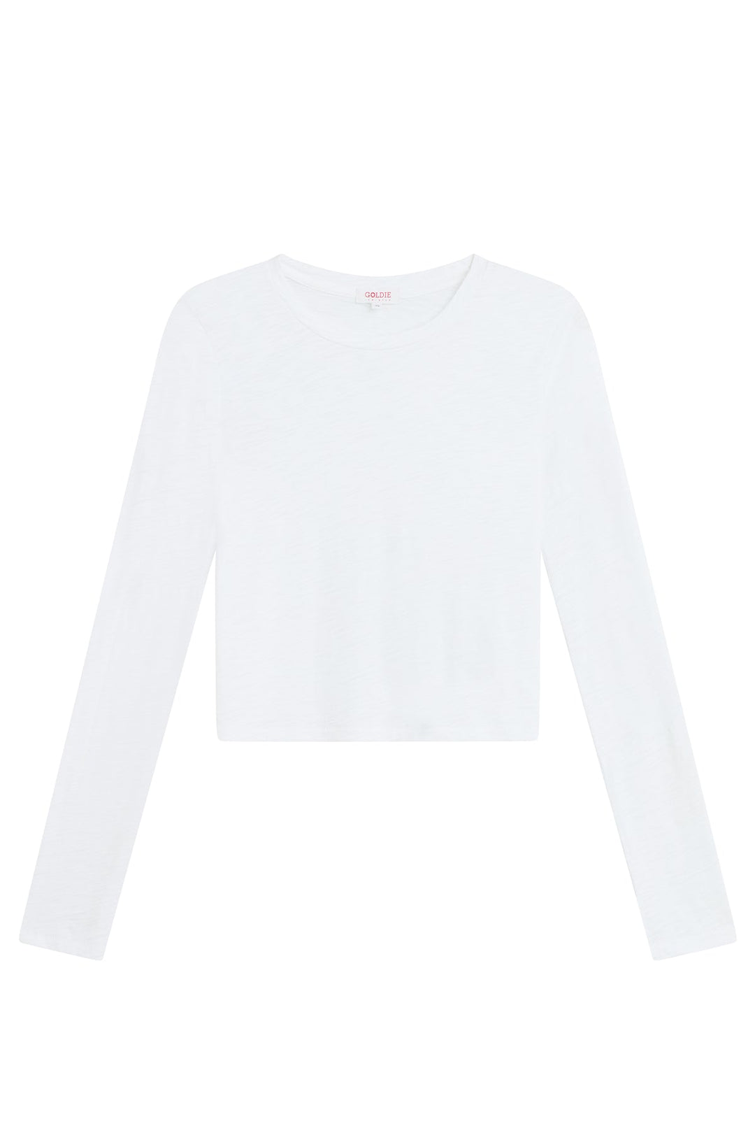 Goldie Long Sleeve Cropped Boy Tee available at Barbara Katz