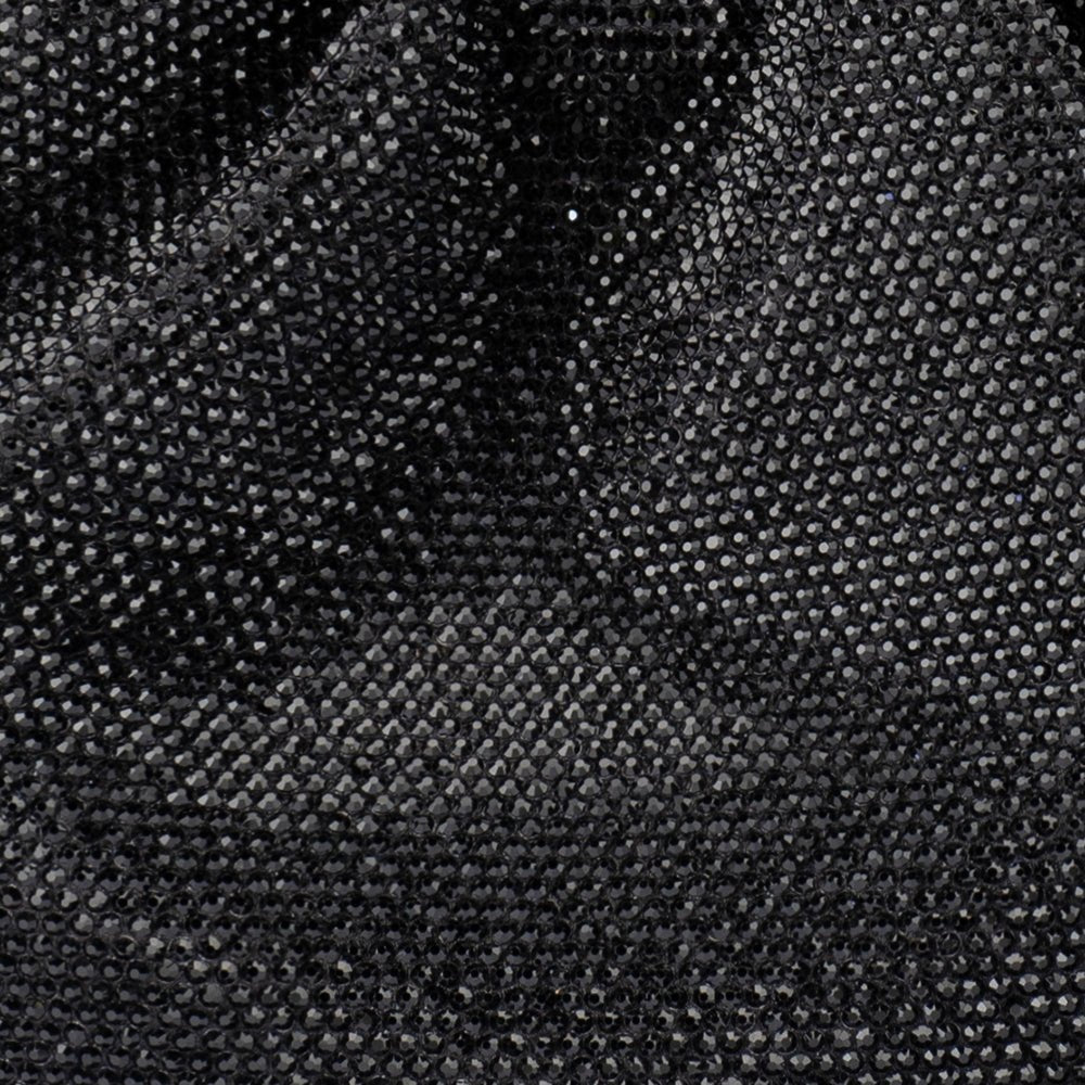 Olga Berg Mabel Crystal Top Handle Bag in Black available at Barbara Katz