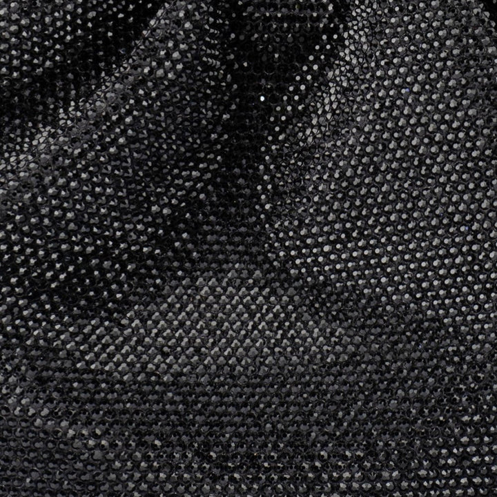 Olga Berg Mabel Crystal Top Handle Bag in Black available at Barbara Katz