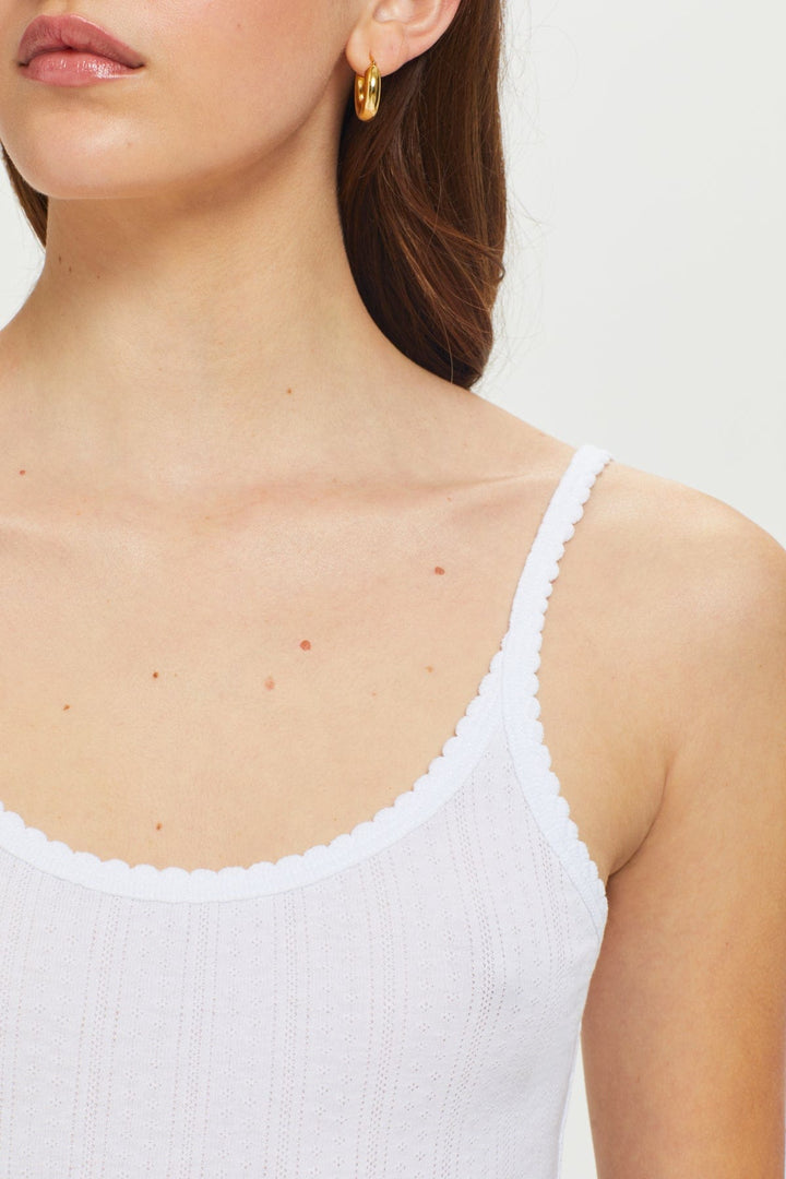 Goldie Pointelle Cami available at Barbara Katz