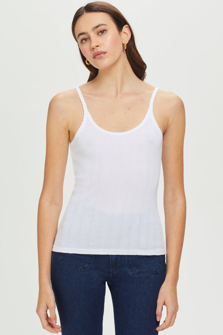 Goldie Pointelle Cami available at Barbara Katz