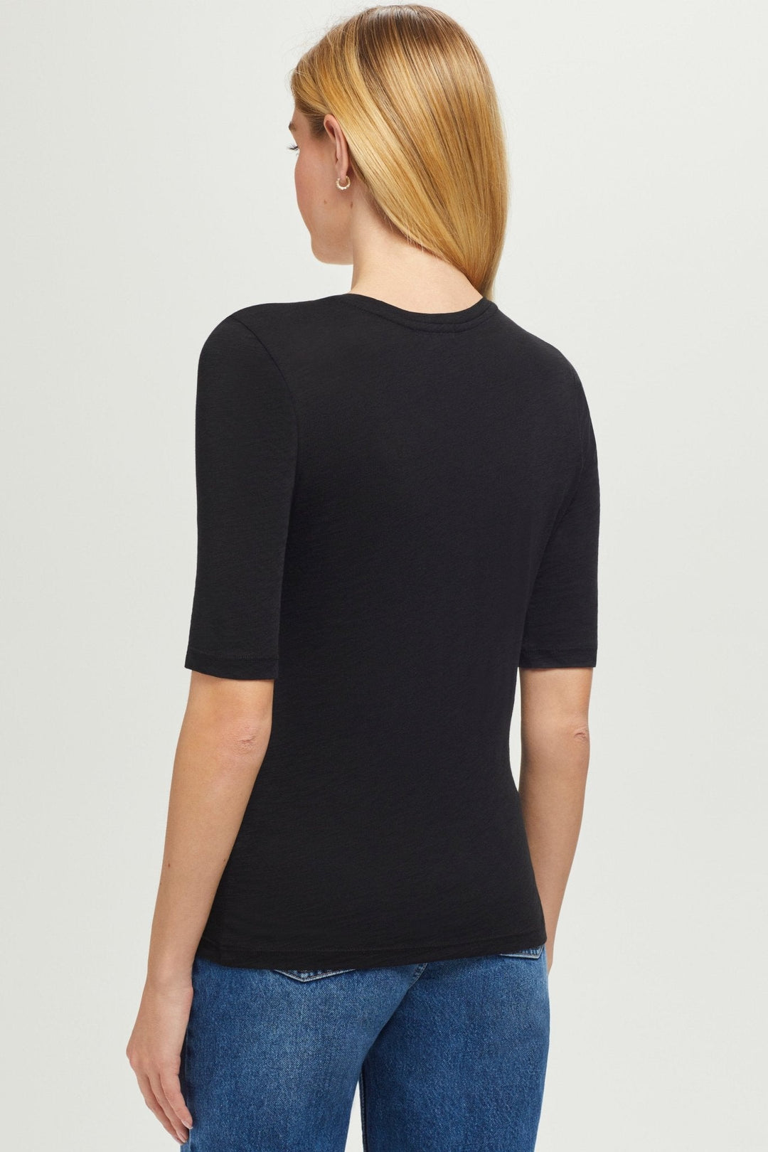 Goldie Signature Slub Half Sleeve Tee available at Barbara Katz