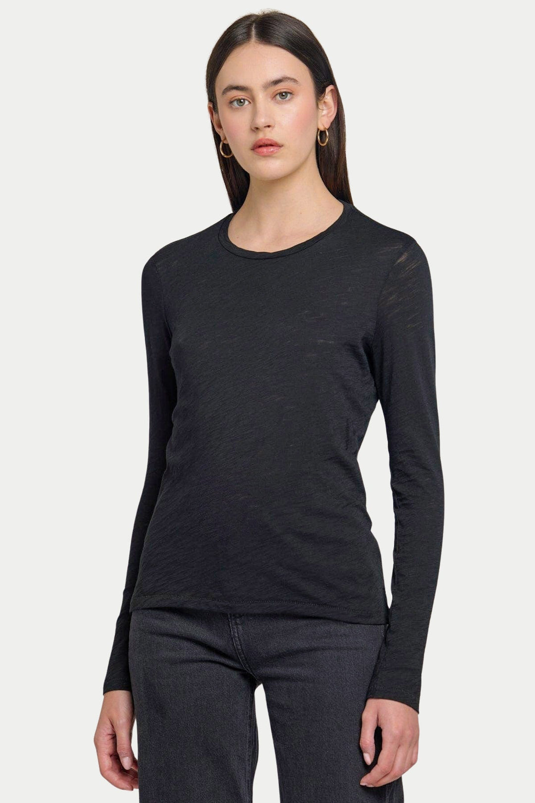 Goldie Signature Slub Long Sleeve Boy Tee available at Barbara Katz