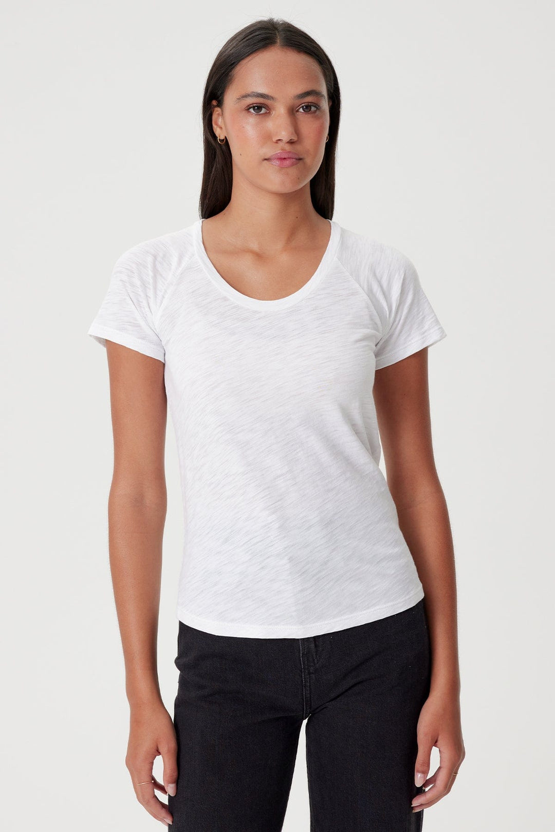 Goldie Signature Slub Raglan Tee available at Barbara Katz