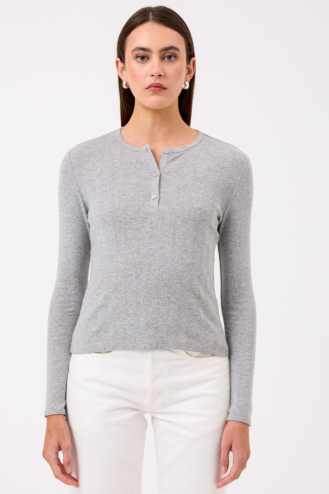 Goldie Sloane Pointelle Henley available at Barbara Katz