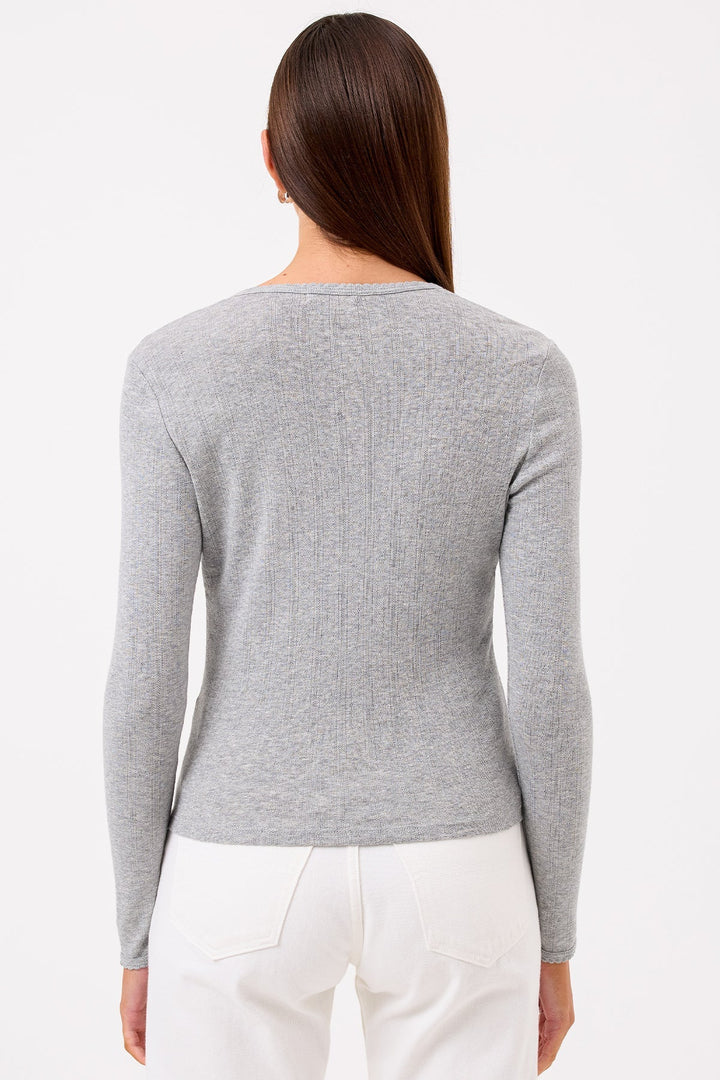 Goldie Sloane Pointelle Henley available at Barbara Katz