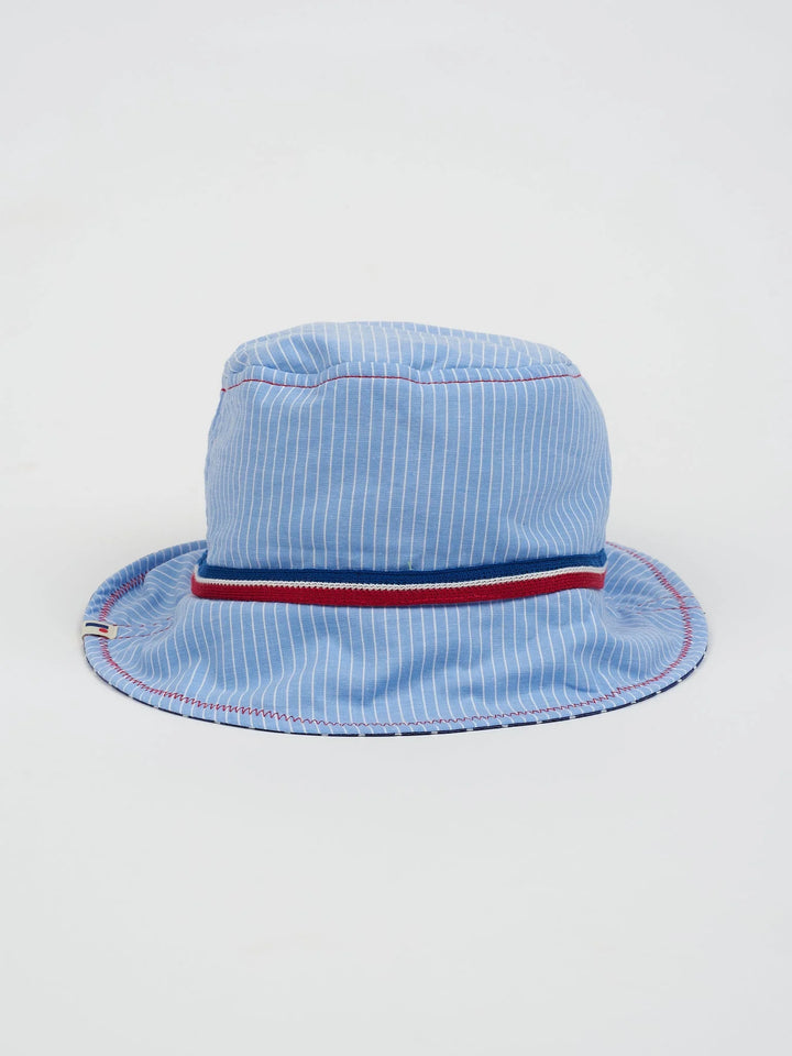 Rally Club Denim Stripe Bucket Hat