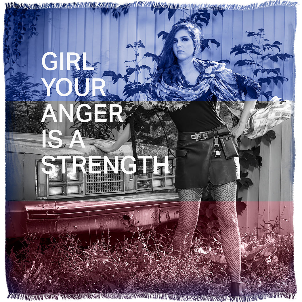 Suzi Roher A Strength Scarf available at Barbara Katz