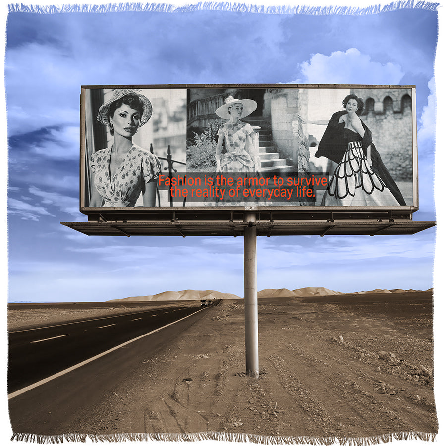 Suzi Roher Billboard Cristina Scarf Spring 2026 available at Barbara Katz