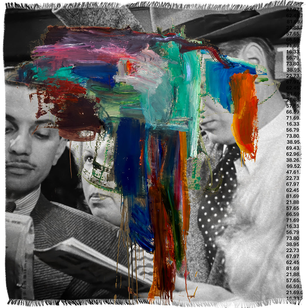 Suzi Roher Last Train Scarf availab le at Barbara Katz