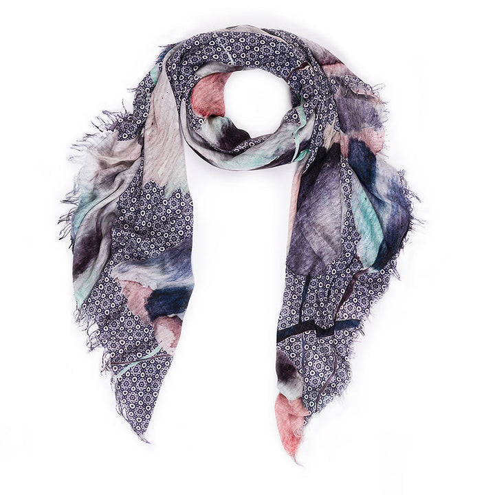 Suzi Roher Life Is A Flower Scarf available at Barbara Katz