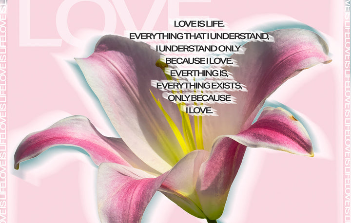 Suzi Roher Lily, Love Is Life Scarf available at Barbara Katz