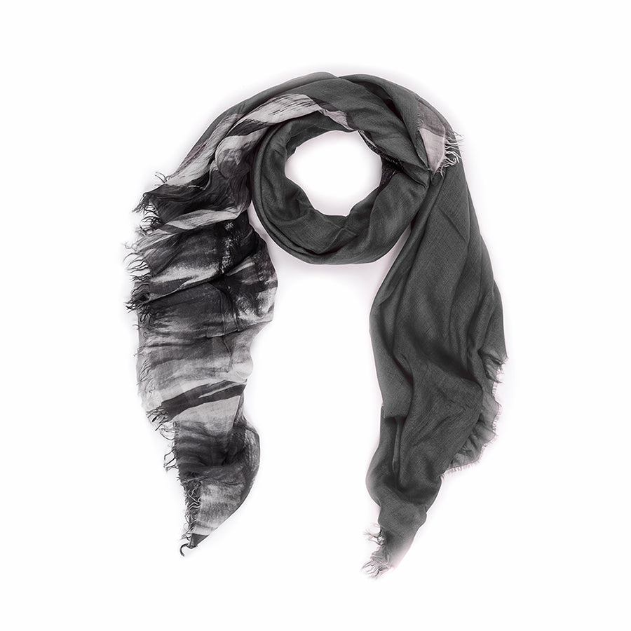 Suzi Roher Lily, Love Love - B&W Scarf available at Barbara Katz