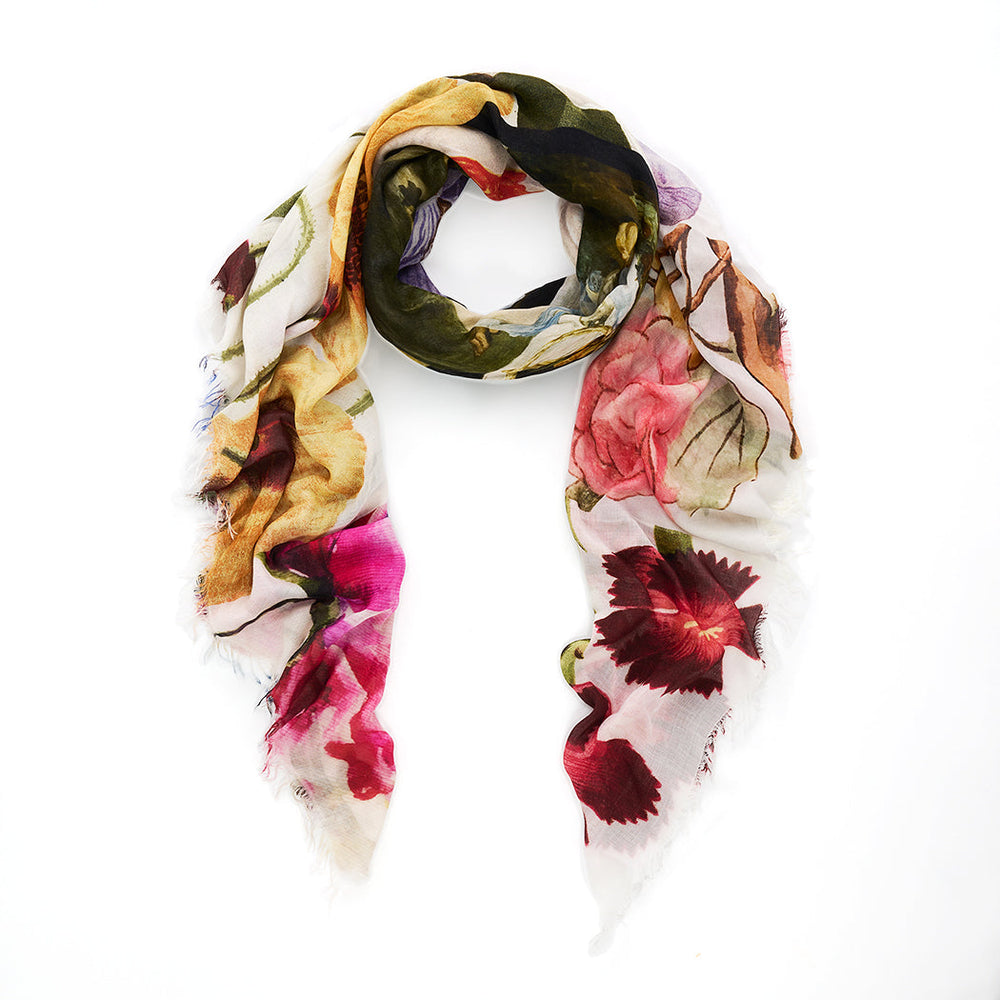 Suzi Roher Lily, Lunching On The Grass Scarf available at Barbara Katz