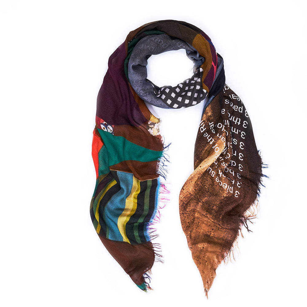 Suzi Roher Number 3 Scarf available at Barbara Katz