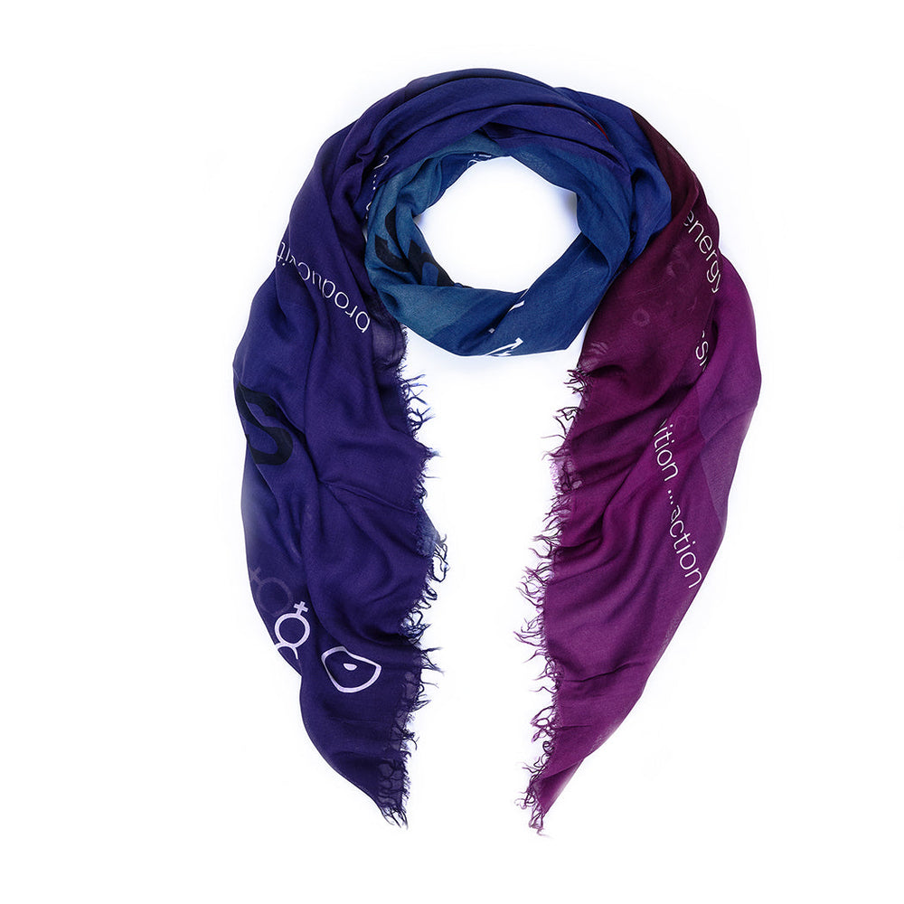 Suzi Roher Planets Scarf available at Barbara Katz